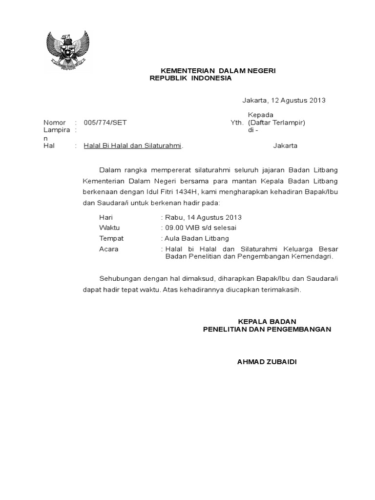 Detail Contoh Undangan Halal Bihalal Idul Fitri Nomer 23
