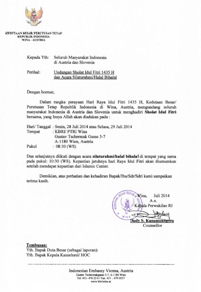 Detail Contoh Undangan Halal Bihalal Idul Fitri Nomer 24
