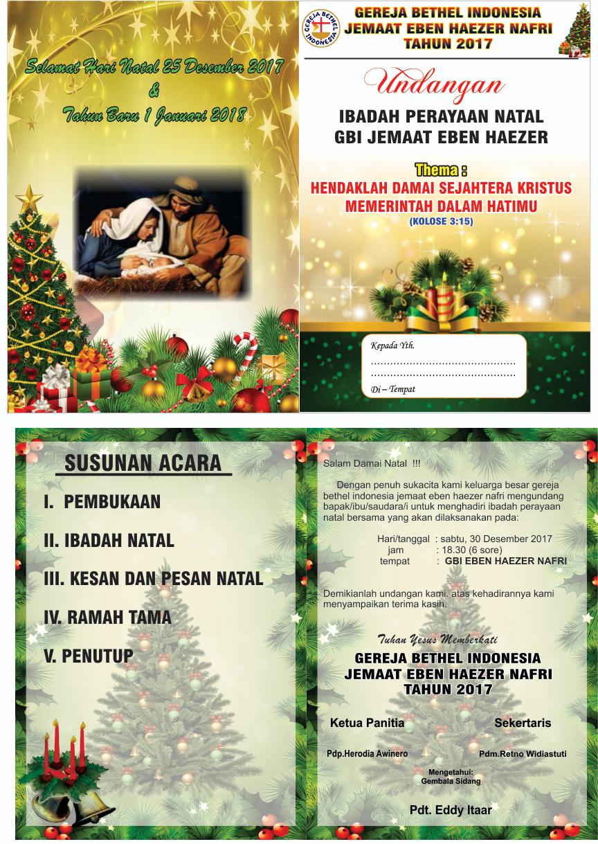 Detail Contoh Undangan Ibadah Natal Nomer 28