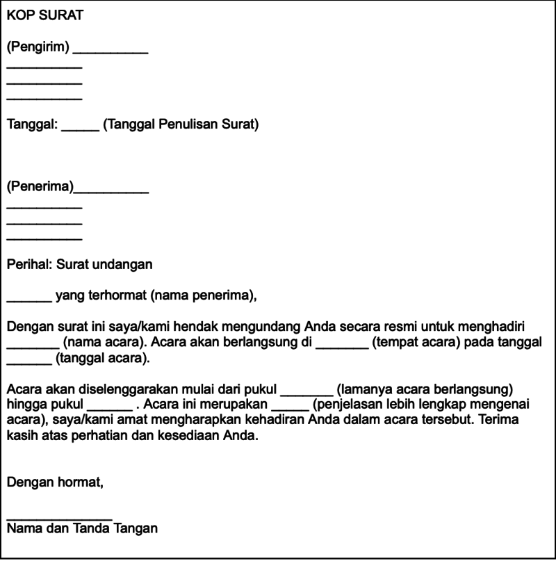 Detail Contoh Undangan Imtihan Nomer 56