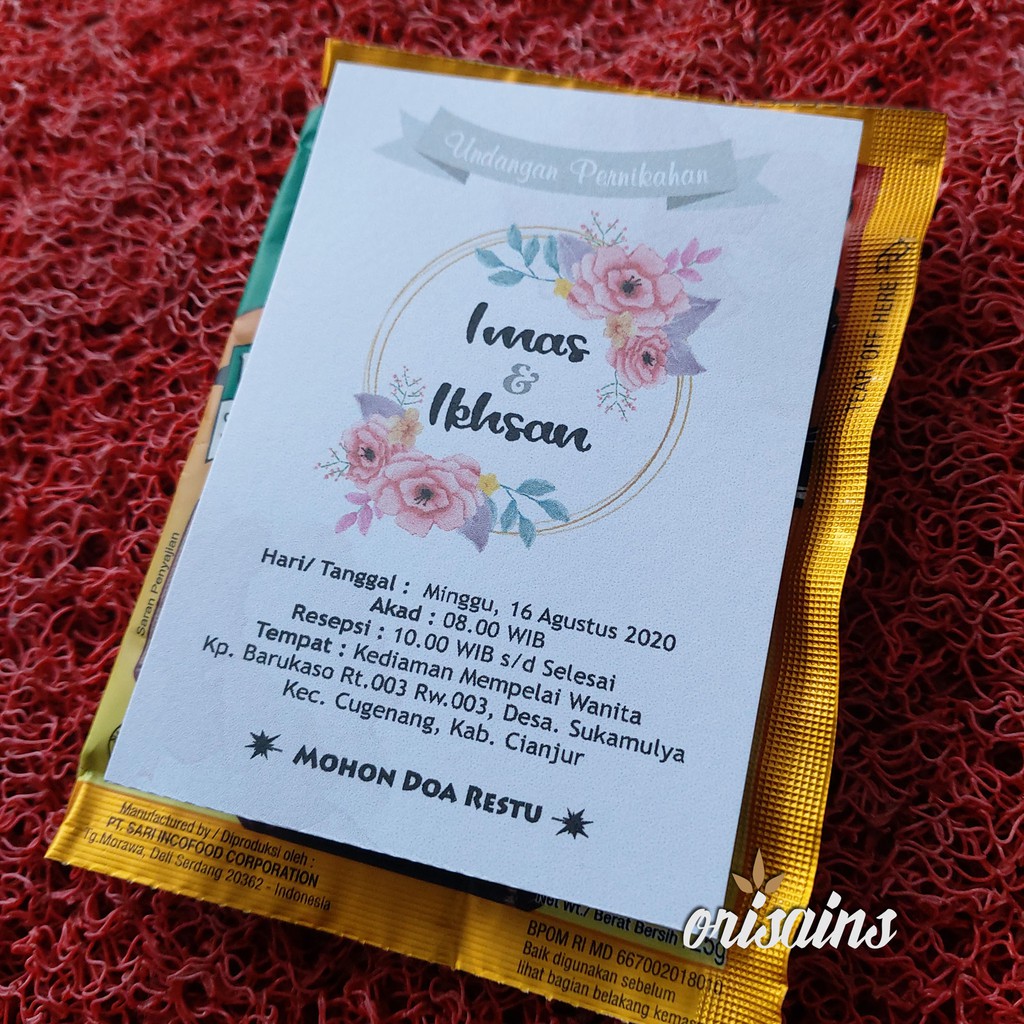 Detail Contoh Undangan Kecil Pernikahan Koleksi Nomer 11