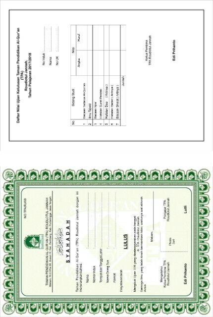 Detail Contoh Undangan Khatam Quran Nomer 52