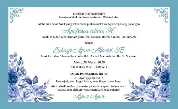 Detail Contoh Undangan Lamaran Via Wa Nomer 8