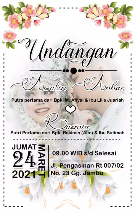 Detail Contoh Undangan Mini Nomer 5