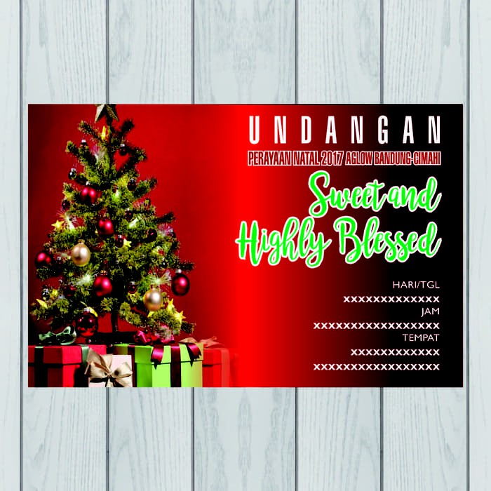 Detail Contoh Undangan Natal Nomer 24