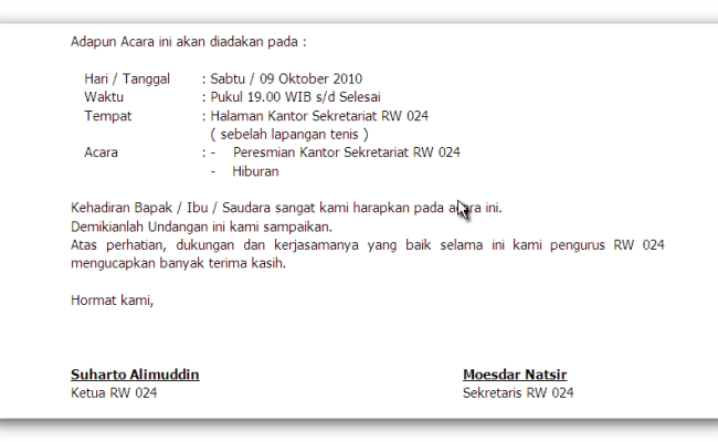 Detail Contoh Undangan Peresmian Kantor Nomer 10