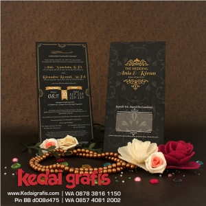 Detail Contoh Undangan Pernikahan 1 Lembar Koleksi Nomer 36