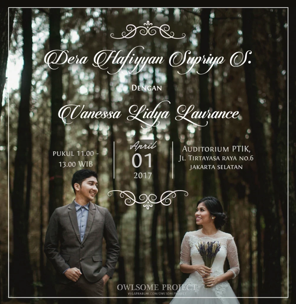 Detail Contoh Undangan Pernikahan Dengan Foto Prewedding Nomer 16