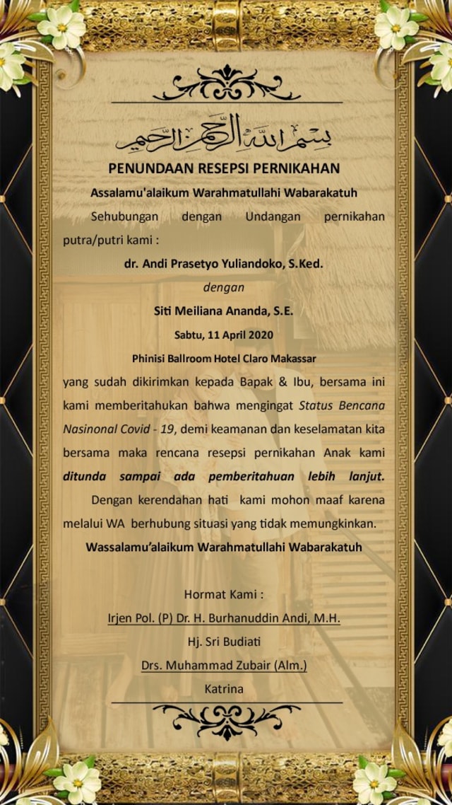 Contoh Undangan Pernikahan Emas 50 Tahun - 48+ Koleksi Gambar