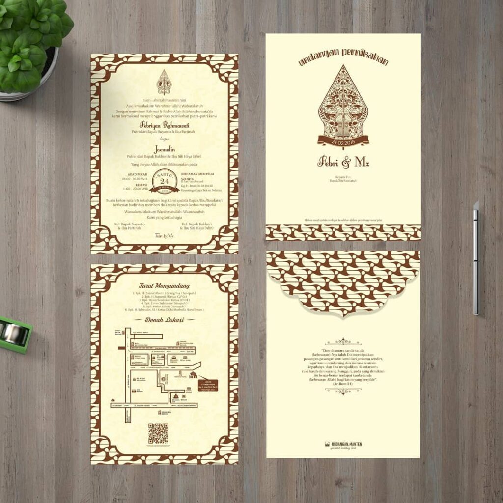 Detail Contoh Undangan Pernikahan Klasik Koleksi Nomer 5
