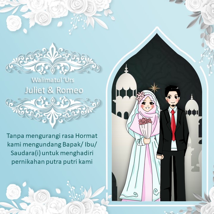 Detail Contoh Undangan Pernikahan Kosong Nomer 40