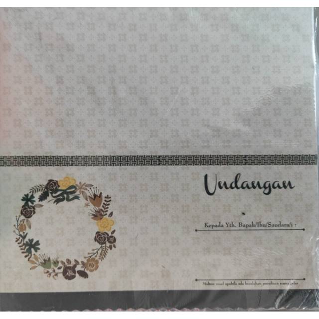 Detail Contoh Undangan Pernikahan Kosong Nomer 7
