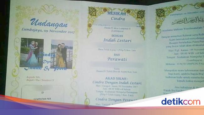 Detail Contoh Undangan Pernikahan Laki Laki Koleksi Nomer 8