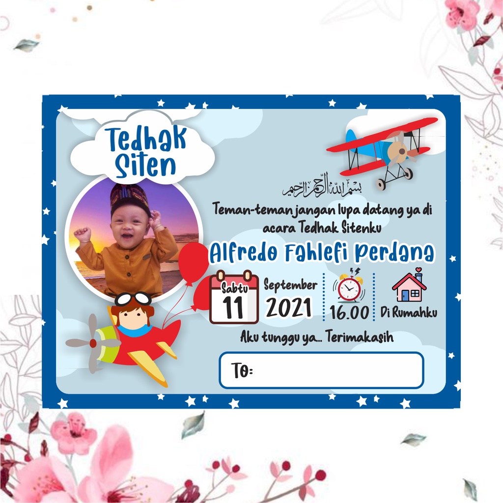 Detail Contoh Undangan Pitonan Nomer 21