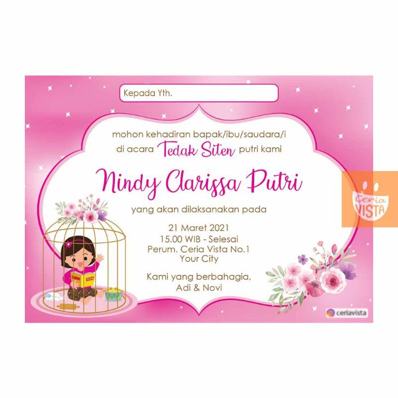 Detail Contoh Undangan Pitonan Nomer 44