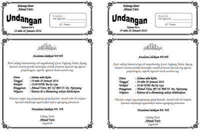 Detail Contoh Undangan Pitonan Nomer 45