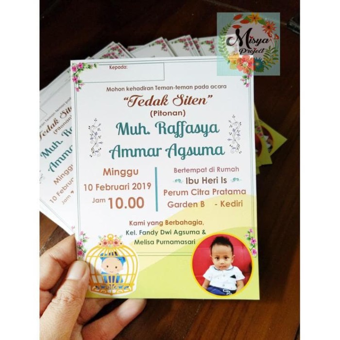 Detail Contoh Undangan Pitonan Nomer 7