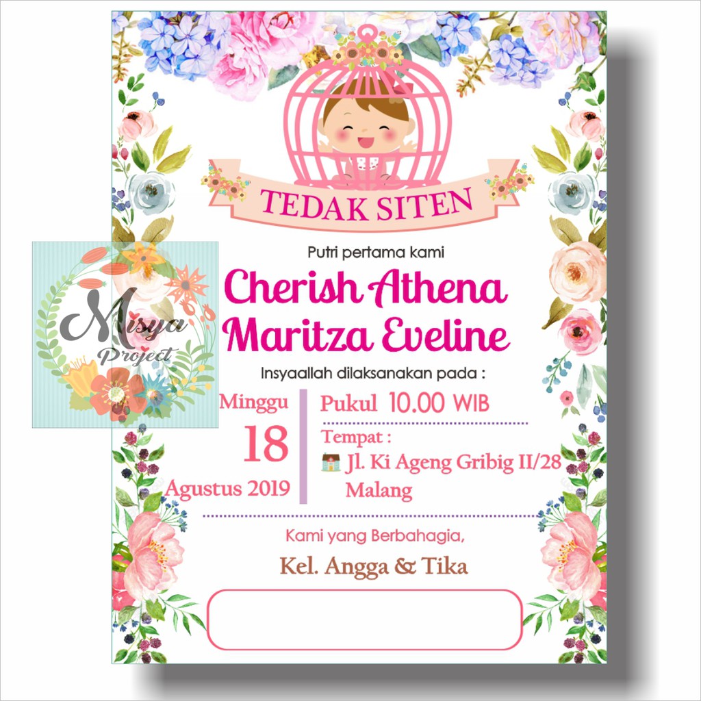 Detail Contoh Undangan Pitonan Nomer 10