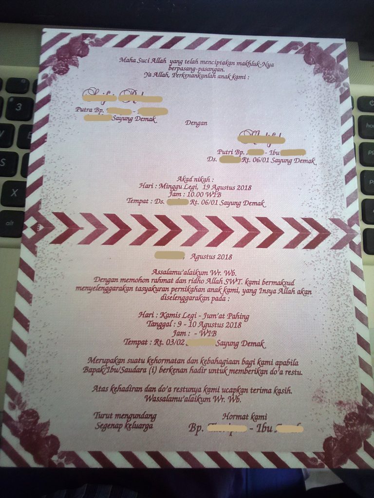 Detail Contoh Undangan Sederhana Koleksi Nomer 38