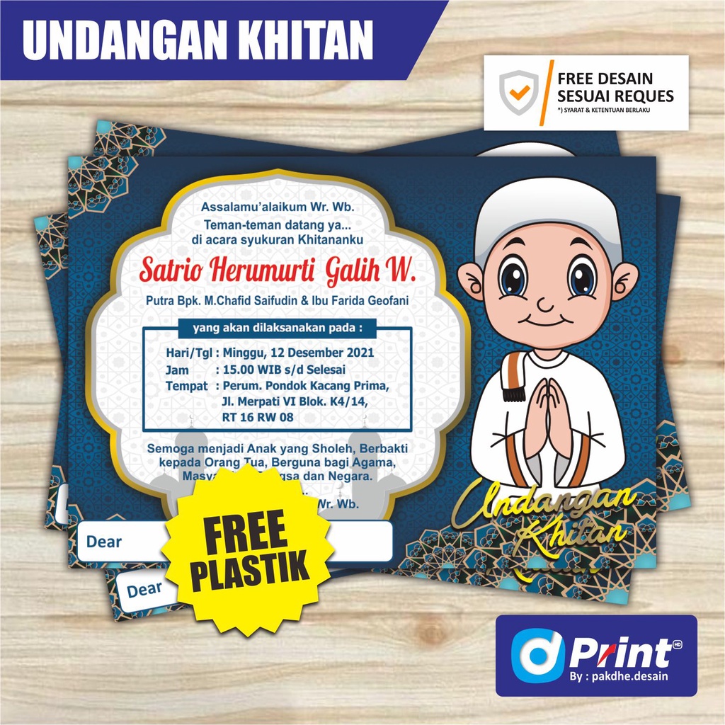 Download Contoh Undangan Sunatan Anak Nomer 16