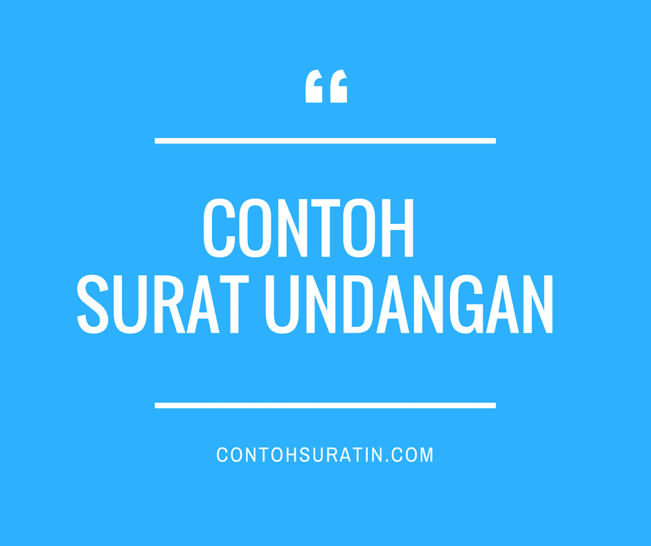 Detail Contoh Undangan Tidak Resmi Nomer 56