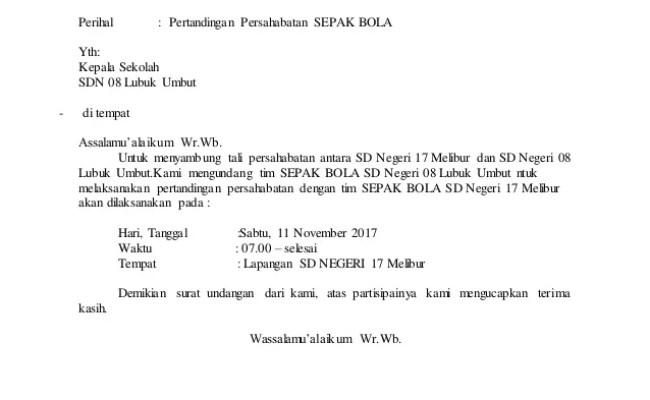 Detail Contoh Undangan Turnamen Voli Nomer 36