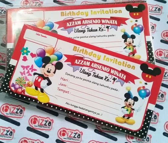 Detail Contoh Undangan Ulang Tahun Anak Anak Nomer 20