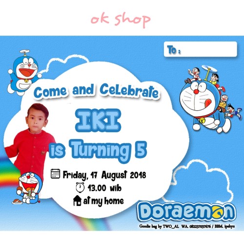 Detail Contoh Undangan Ulang Tahun Anak Anak Nomer 35