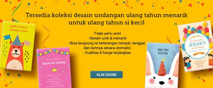 Detail Contoh Undangan Ulang Tahun Anak Anak Nomer 55