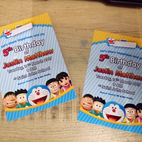 Detail Contoh Undangan Ulang Tahun Doraemon Nomer 43