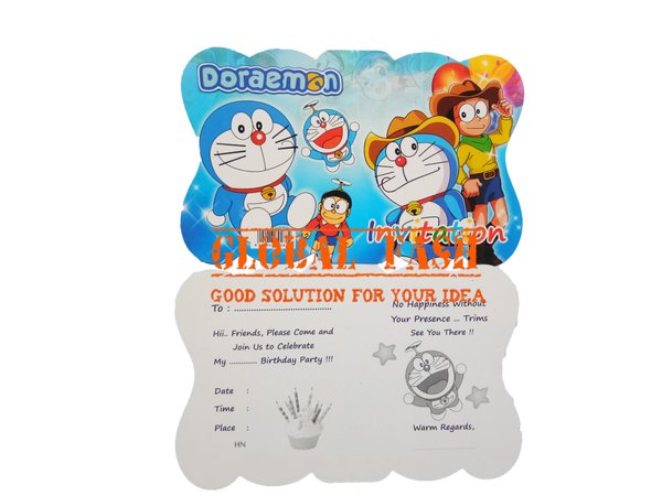 Detail Contoh Undangan Ulang Tahun Doraemon Nomer 45