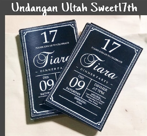 Detail Contoh Undangan Ultah 17 Nomer 27