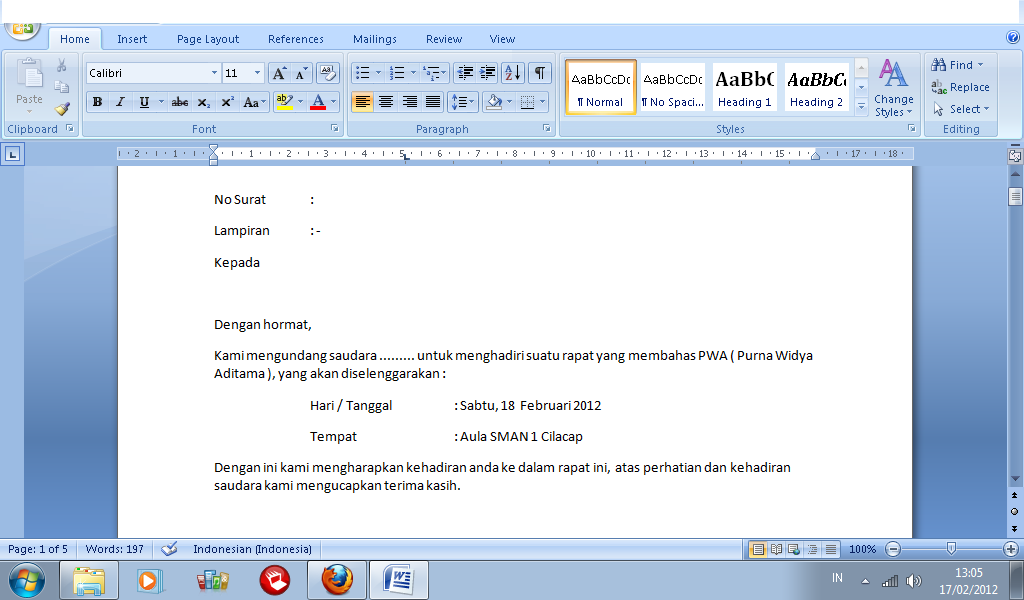 Detail Contoh Undangan Via Email Nomer 48