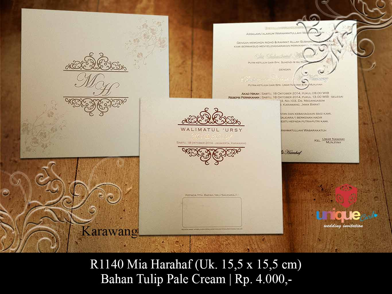 Detail Contoh Undangan Wedding Nomer 28