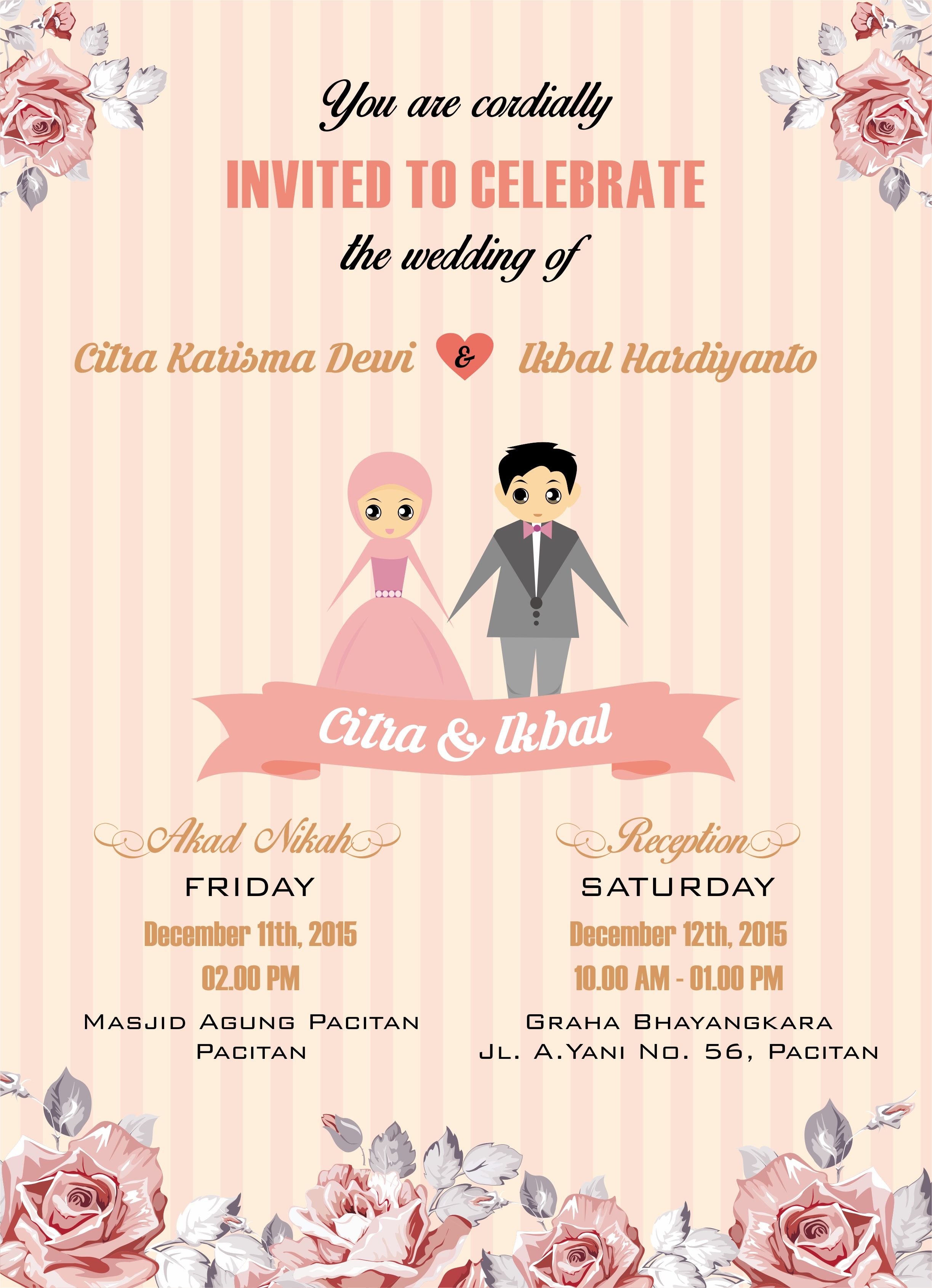 Detail Contoh Undangan Wedding Nomer 38