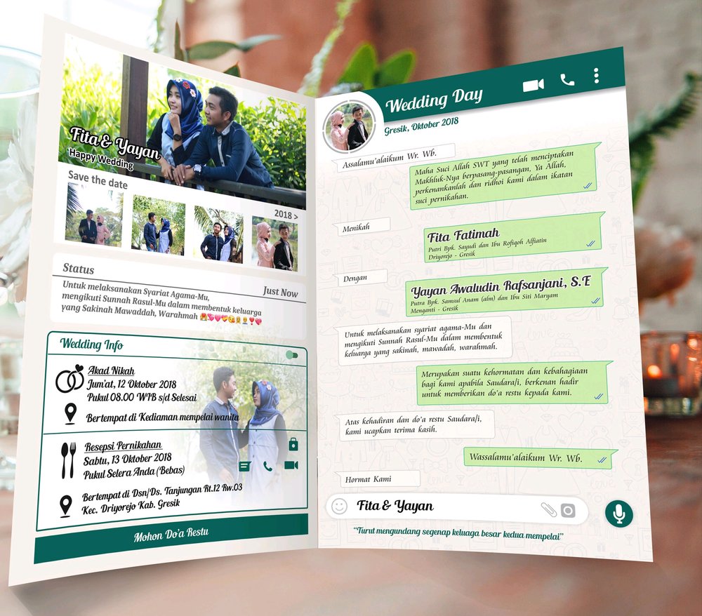 Contoh Undangan Whatsapp - 55+ Koleksi Gambar