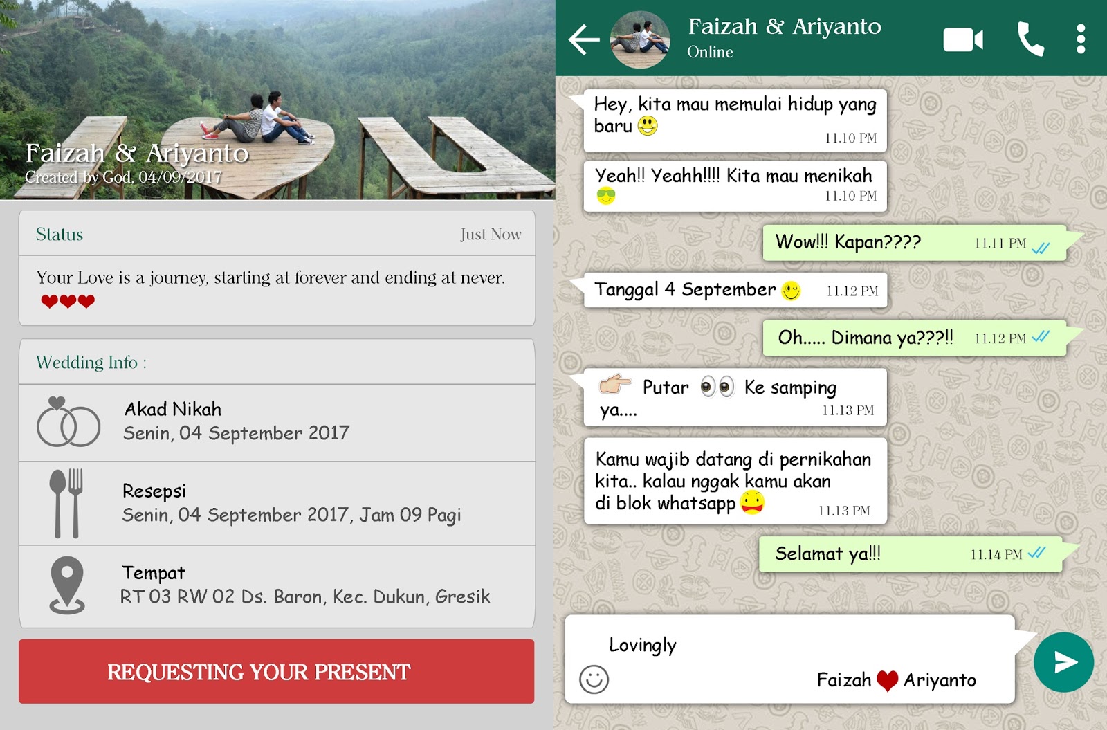 Contoh Undangan Whatsapp - 55+ Koleksi Gambar