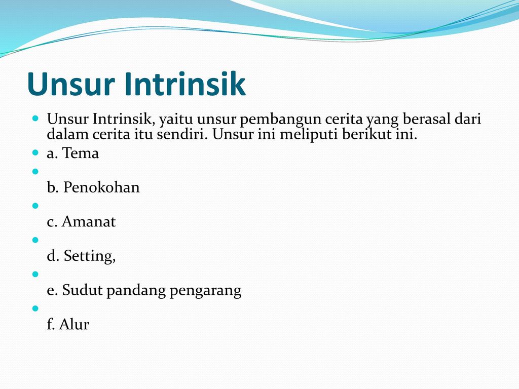 Detail Contoh Unsur Ekstrinsik Nomer 37