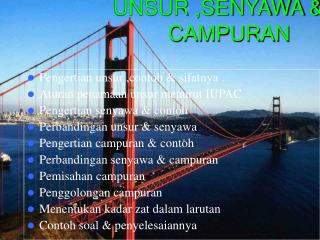 Detail Contoh Unsur Senyawa Campuran Nomer 40