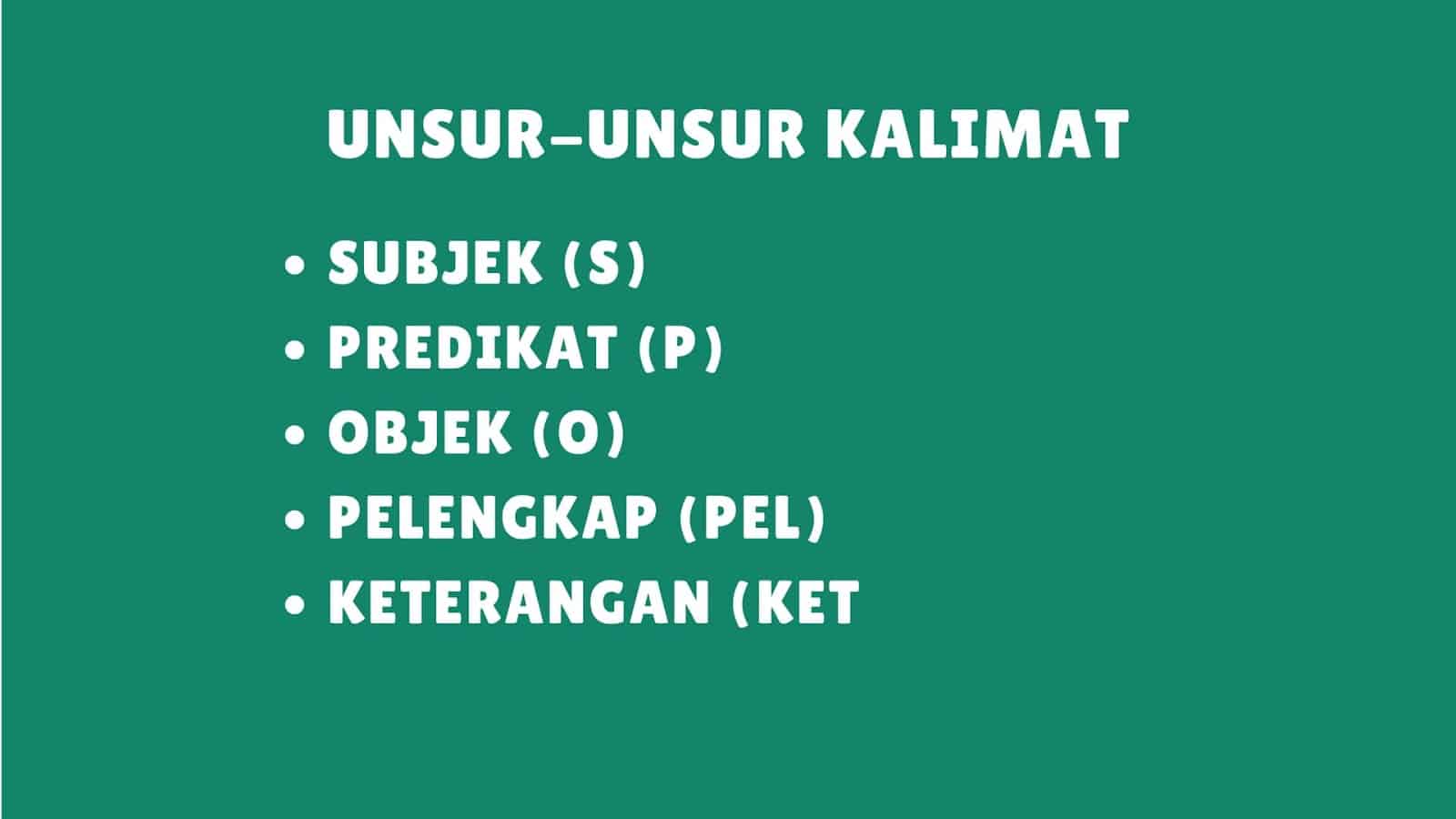 Detail Contoh Unsur Unsur Nomer 15