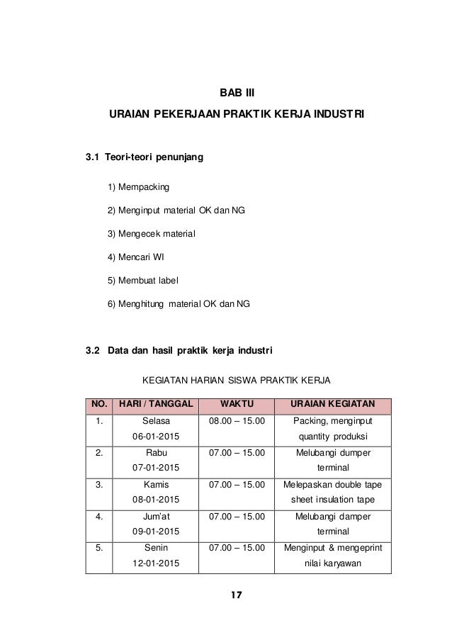 Detail Contoh Uraian Kegiatan Nomer 20