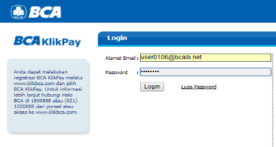 Detail Contoh User Id Bca Nomer 24