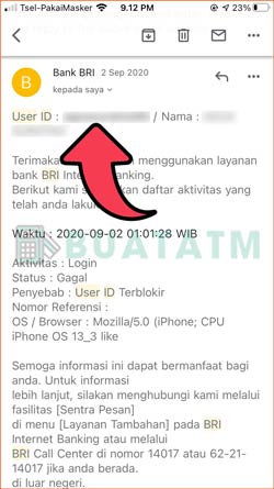 Detail Contoh User Id Bri Nomer 24