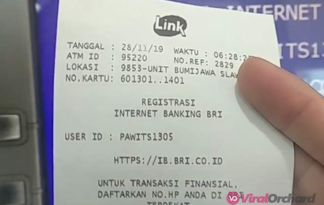 Detail Contoh User Id Bri Di Struk Nomer 8