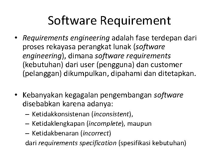 Detail Contoh User Requirement Nomer 18