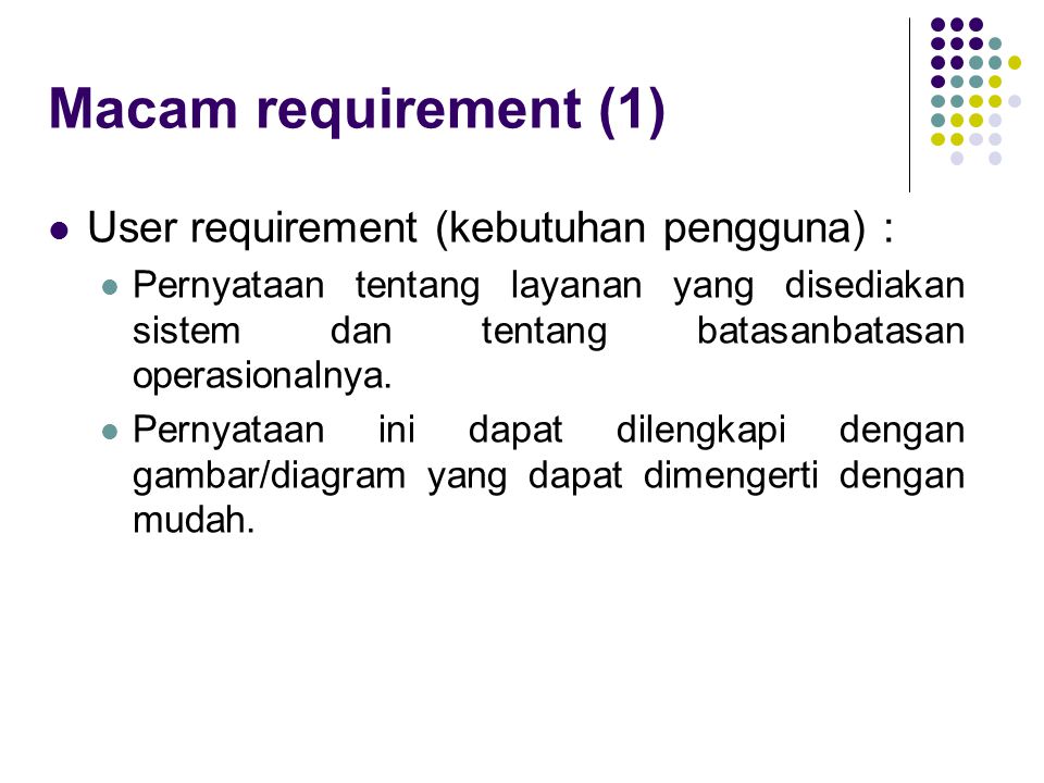 Detail Contoh User Requirement Nomer 6