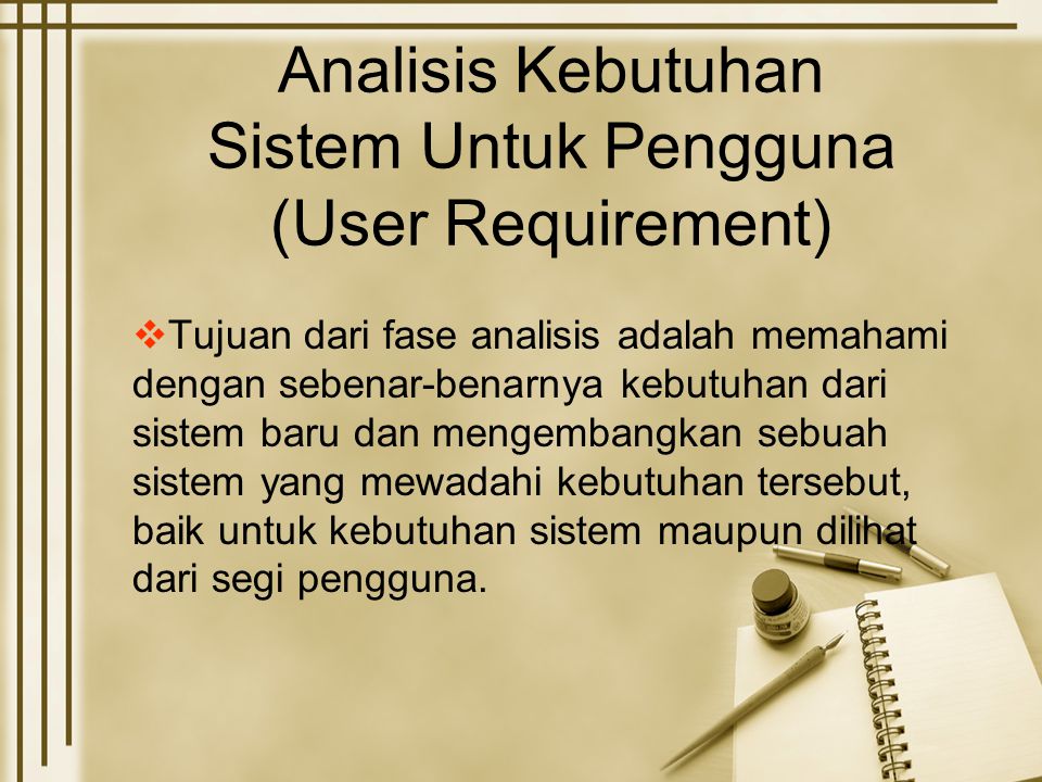 Detail Contoh User Requirement Nomer 8