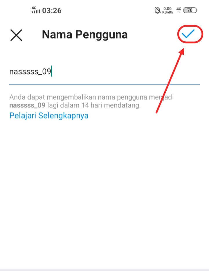 Contoh Username