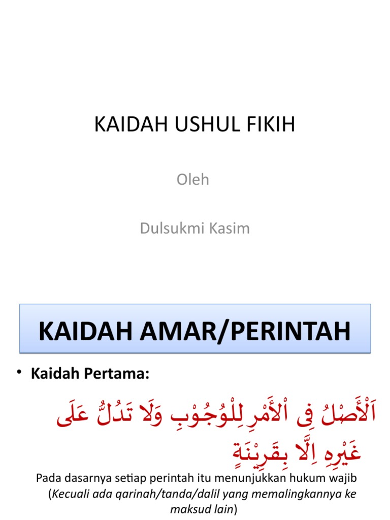 Detail Contoh Ushul Fiqh Nomer 18