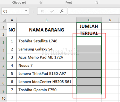 Detail Contoh Validasi Data Nomer 4